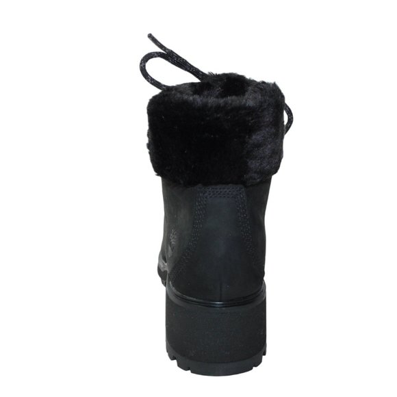 Timberland Kinsley Combat Boot Faux Fur Lined 2.5" Block Heel Women's 8 NEW! - Picture 5 of 12